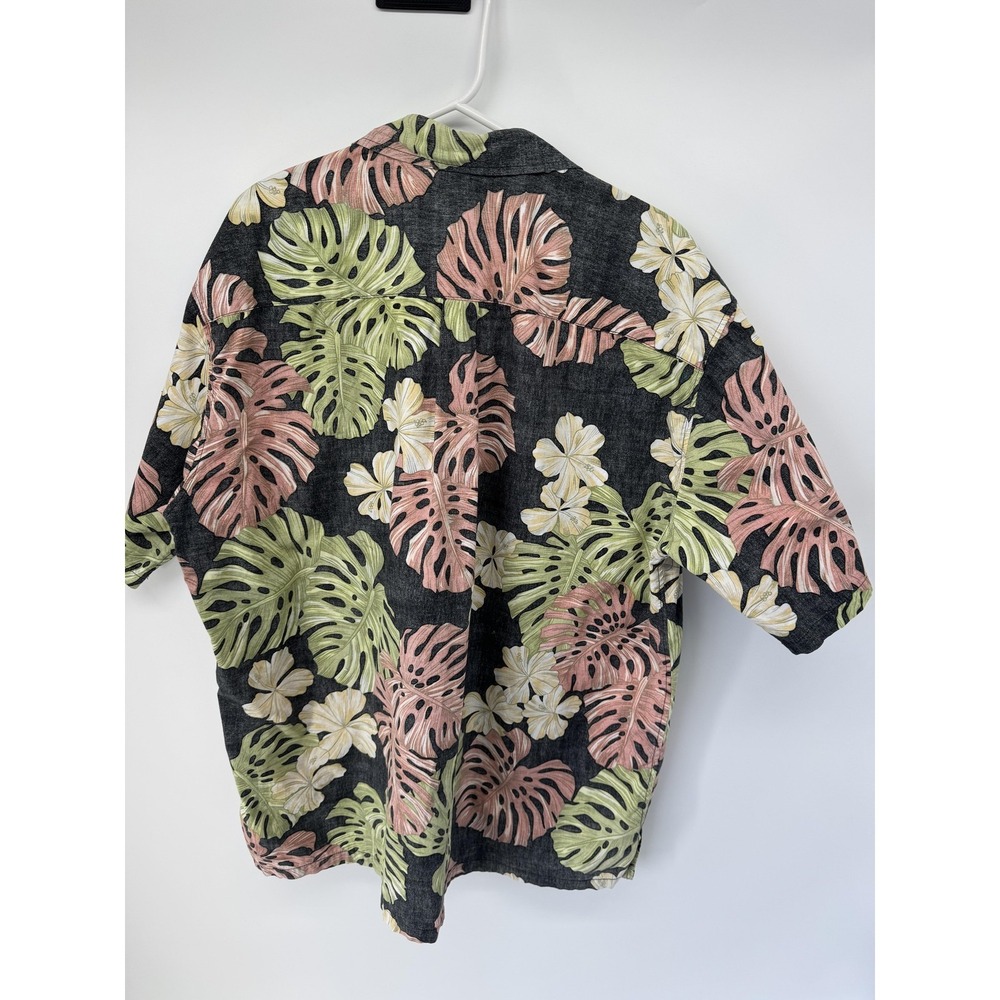 Cooke Street Shirt Mens 2XL Multicolor Hawaiian Floral Button Up Short Sleeve - Picture 4 of 4
